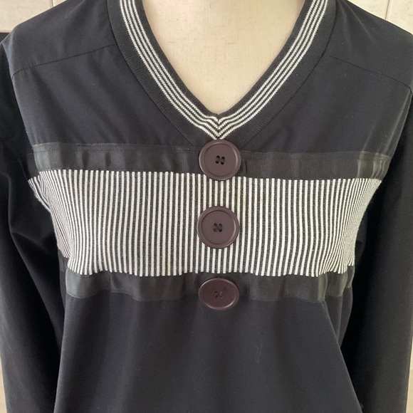 V-Neck Pullover Style Long Sleeve Jacket, Women’s Sz L (42-44) - Picture 2 of 11